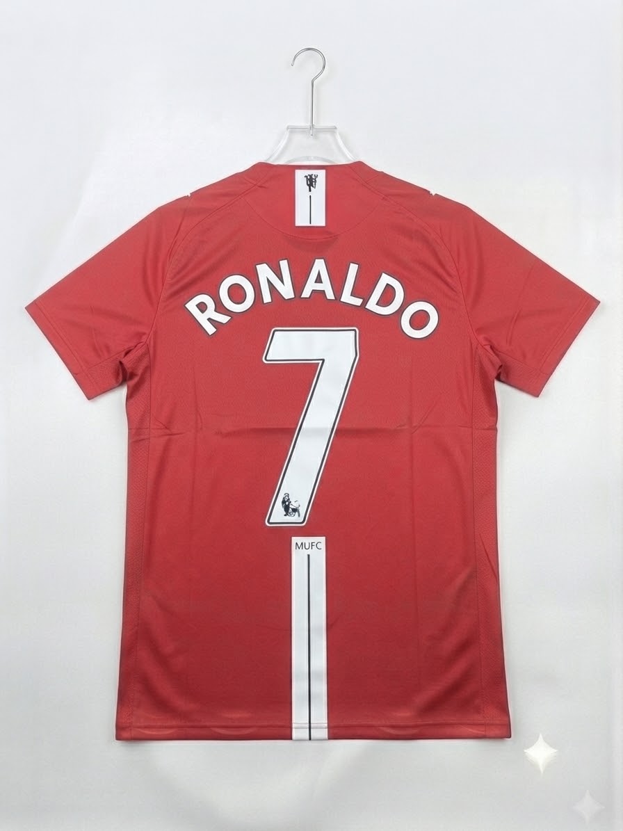 Ronaldo 07/08 Manchester United Home Jersey