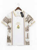 Real Madrid Vintage Cityscape Graphic Football Jersey