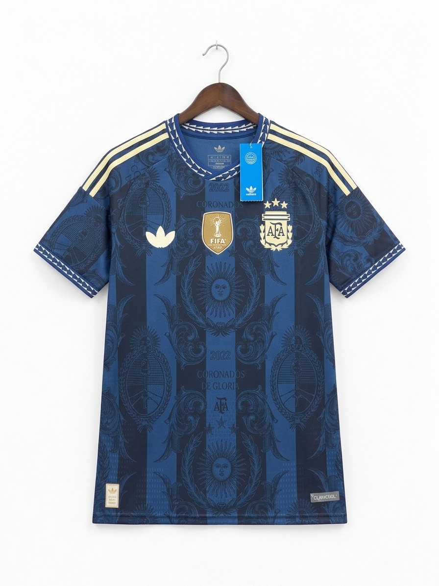 Argentina 2022 Blue Baroque Special Edition Soccer Jersey