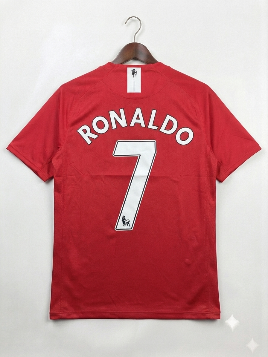 Ronaldo 07/08 Manchester United Home Jersey