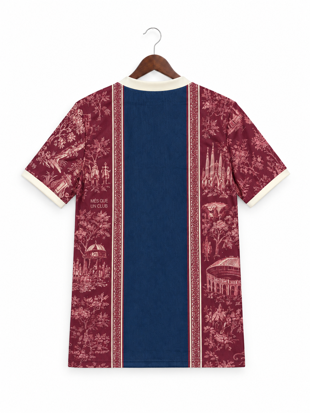 FC Barcelona Vintage-Inspired Graphic Football Jersey