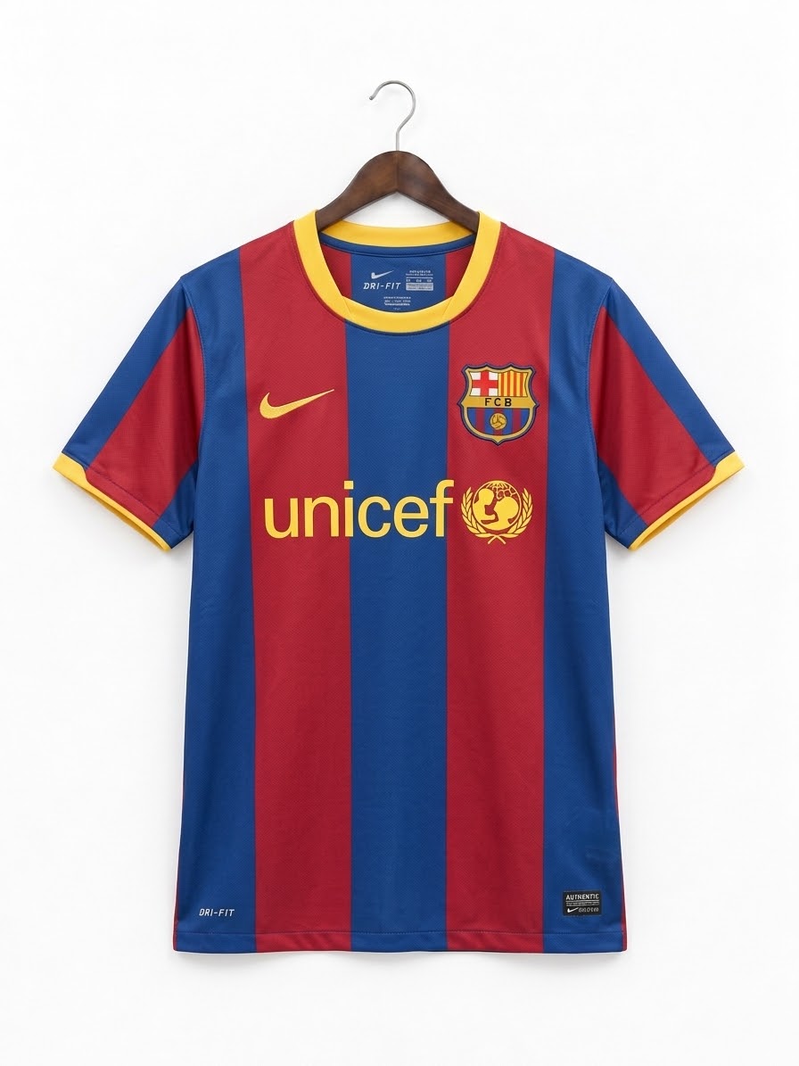 Messi Barcelona 10/11 Home Jersey