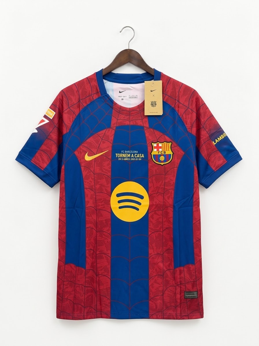 Barcelona 25/26 Spider Man Special Edition Home Jersey