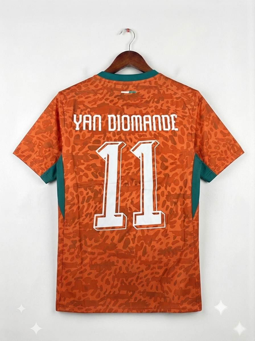 Yan Diomande Ivory Coast 2026 Home Jersey