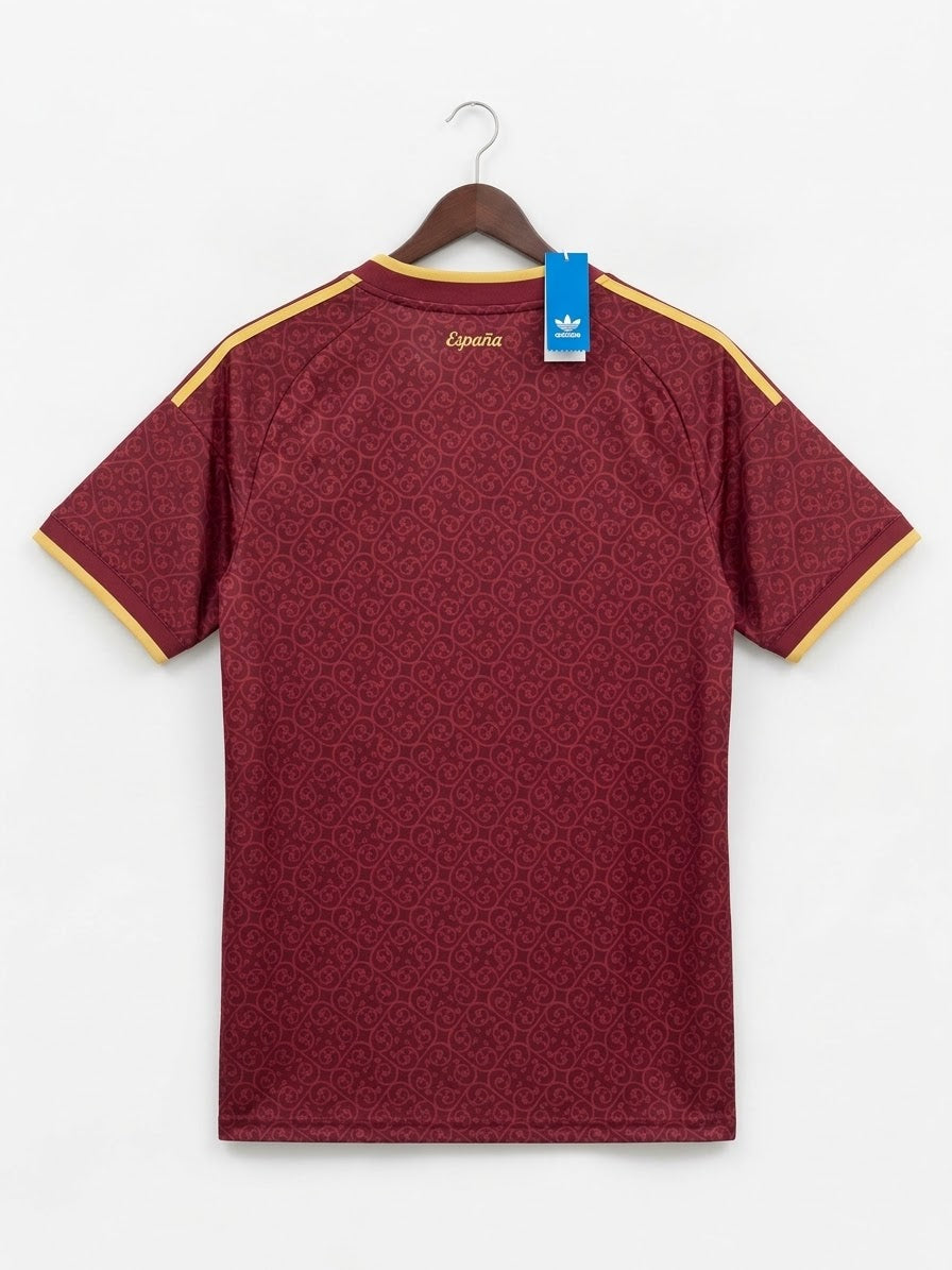 Spain 2026/27 Burgundy & Gold Special Edition Football Jersey